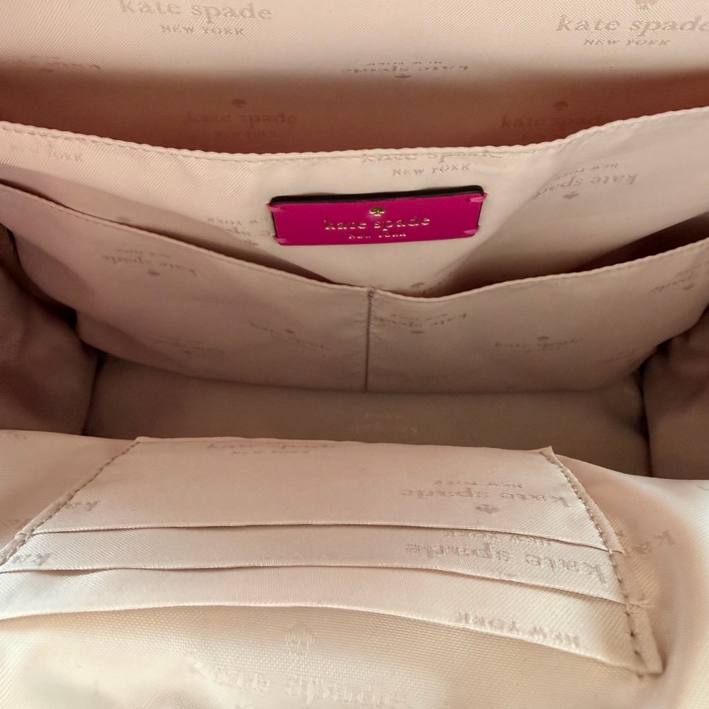 Kate Spade New York Ella Large Puffy Hot Pink Backback - Picture 11 of 11